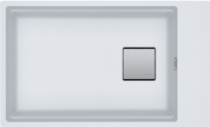 Franke Kubus 2 - KNG 110-62 Fragranit+ Glacier, 125.0512.517, Unterbausp�le 80cm, 11909