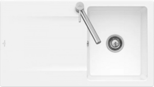 Villeroy & Boch Siluet 50 flat, Farbe R1 Weiss alpin (gl�nzend), Classicline