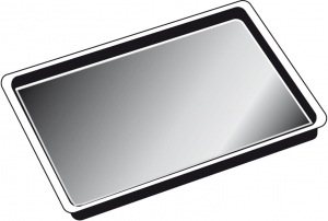 K�ppersbusch ZB 1000, Backblech, emailliert