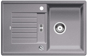 Blanco Zia 45 S Silgranit PuraDur 2, Farbe alumetallic, 514717