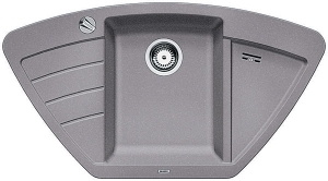 Blanco Zia 9 E Silgranit PuraDur 2, Farbe alumetallic, 514749