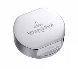 Villeroy & Boch Abdeckkappe rund f�r Einzeldrehgriff, Chrom, 94052661