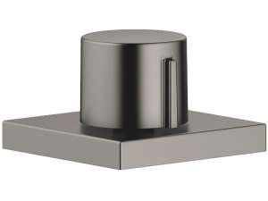Dornbracht Exzenterbet�tigung mit Drehknopf, (eckige Rosette) Dark Platinum matt, 10711970-99
