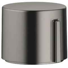 Dornbracht Exzenterbet�tigung mit Drehknopf, (ohne Rosette) Dark Platinum geb�rstet, 10712970-99