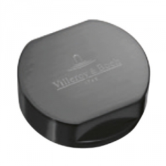 Villeroy & Boch Abdeckkappe rund f�r Doppeldrehgriff, Anthrazit, 9405 25 05