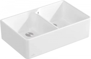 Villeroy & Boch Sp�lstein 80 X Doppelbecken, Farbe RW Stone White, Classicline