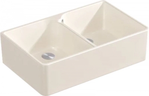 Villeroy & Boch Sp�lstein 80 X Doppelbecken, Farbe KR Crema, Classicline