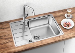 Blanco Lemis 6 XL S-IF Compact Flachrand, Edelstahl B�rstfinish, 525110