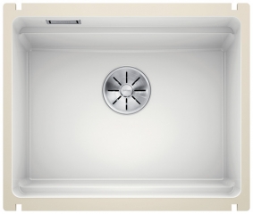 Blanco Etagon 500-U Keramik PuraPlus, Farbe kristallweiss gl�nzend, InFino Ablauf, 525149