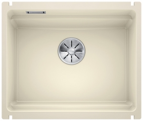 Blanco Etagon 500-U Keramik PuraPlus, Farbe magnolia gl�nzend, InFino Ablauf, 525150