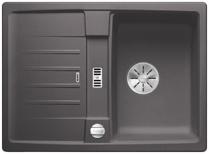 Blanco Lexa 40 S Silgranit PuraDur 2, Farbe felsgrau, InFino Ablauf, 524881