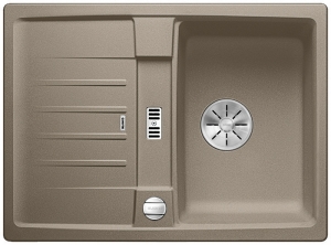 Blanco Lexa 40 S Silgranit PuraDur 2, Farbe tartufo, InFino Ablauf, 524887