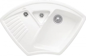 Villeroy & Boch Arena Eck, Farbe RW Stone White, Classicline