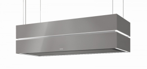 berbel Skyline Edge 2 BIH 95 SKE Deckenlifthaube silbermetallic, LED- und Effektbeleuchtung, 1050211, mit 5 Jahren Garantie