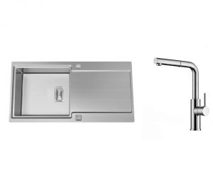 Naber-CONTURA� Chiave 1 Einbausp�le, Set inkl. Armatur Arco 1, 1041020