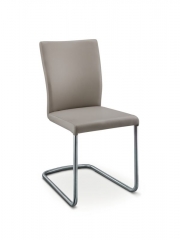 Naber Tablon Zest 1K Stuhl, Gestell Edelstahl, Bezug schlamm hell, 3035435