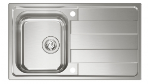 Naber-CONTURA� Riva 2 Einbausp�le, Edelstahl, 1014021