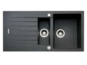 Naber Angola 150, Einbausp�le, granit metallico, 1106013