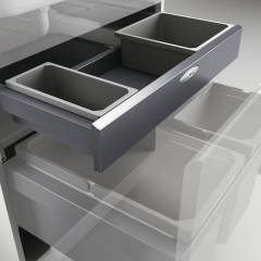 Naber Selectakit Cox Base-Board 600 mit reduzierter R�ckwand, silber, 100 mm, 8012366