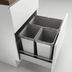 Naber Selectakit Cox Box 360 S / 600-3, Abfallsystem, hellgrau, ohne Biodeckel, 8012415