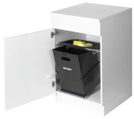 Naber Selectakit Clax� 3 plus/500-2 Abfallsystem, alu grau, 8011360