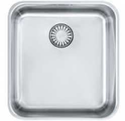 Franke Epos EOX 110-36 Edelstahl geb�rstet, Druckknopfventil, 122.0477.876, 11121