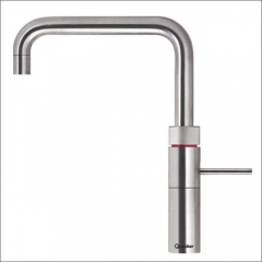 Quooker Fusion Square, COMBI + Plus und Cube, Edelstahl massiv, 22+FSRVSCUBE