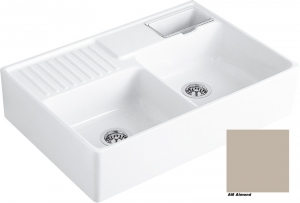 Villeroy & Boch Sp�lstein Doppelbecken, Farbe AM Almond, Classicline