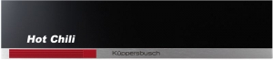 K�ppersbusch CSV 6800.0 S8, 14 cm Vakuumierschublade, Front schwarz / Hot Chili, mit 5 Jahren Garantie!