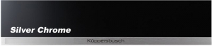 K�ppersbusch CSW 6800.0 S3, 14 cm W�rmeschublade, Front schwarz / Silver Chrome, mit 5 Jahren Garantie!