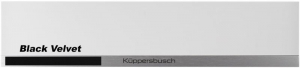 K�ppersbusch CSW 6800.0 W5, 14 cm W�rmeschublade, Front weiss / Black Velvet, mit 5 Jahren Garantie!