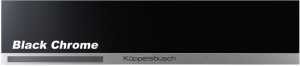 K�ppersbusch CSZ 6800.0 S2, 14 cm Zubeh�rschublade, Front schwarz / Black Chrome, mit 5 Jahren Garantie!
