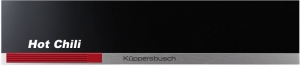 K�ppersbusch CSZ 6800.0 S8, 14 cm Zubeh�rschublade, Front schwarz / Hot Chili, mit 5 Jahren Garantie!