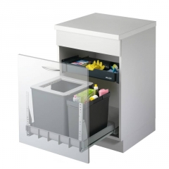 Einzelst�ck #1724 Naber Selectakit M�llex Euro Box 55/60 R, Abfallsystem Frontauszug, anthrazit, 8011019