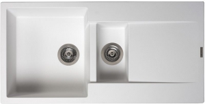 Reginox Amsterdam 15, Regi-Granit Einbausp�le, Farbe pure white, R30950