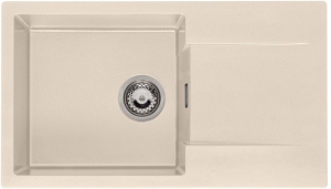 Reginox Amsterdam 43, Regi-Granit Einbausp�le, Farbe caffe silvery, R33470