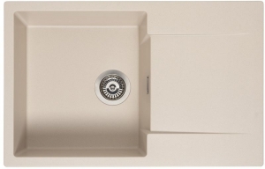 Reginox Amsterdam 78, Regi-Granit Einbausp�le, Farbe caffe silvery, R32770