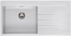 Reginox Breda 10, Regi-Granit Einbausp�le, Becken links, Farbe pure white, R33623