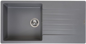 Reginox Harlem 10, Regi-Granit Einbausp�le, Farbe grey silvery, R31261