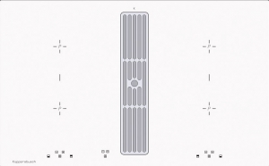 K�ppersbusch KMI 8500.0 WR, 80cm, Basic Muldenl�ftung inkl. Motor, wei�, rahmenlos, mit 5 Jahren Garantie!