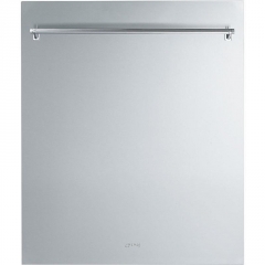 Einzelstck #2543 SMEG KIT6CXF Edelstahlfront mit Anti-Finger-Protektion und Trgriff im Classici Design