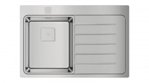 Teka ZENIT RS15 1B 1D R 78 AUTO, Edelstahl-Einbausp�le, Becken links, 115100007