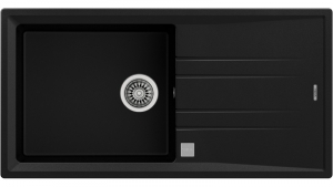 Teka STONE 60 L-TG 1B 1D AUTO, Tegranit+ Einbausp�le 60 cm, Fb. Kohlenstoff, 115330008