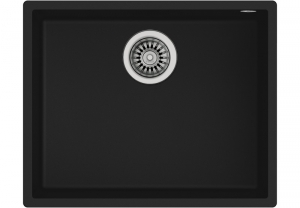 Teka SQUARE 50.40 TG, Tegranit+ Unterbausp�le 60 cm, schwarz, 115230020