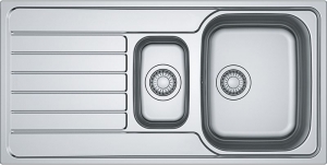 Franke Spark SKX 251 Einbausp�le - SlimTop, Excenterventil, 127.0464.378, 10992