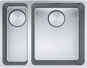 Franke Mythos MYX 160-34-16 Unterbaubausp�le Edelstahl, Integralablauf, 122.0625.059, 12638