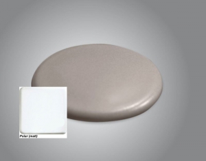 Systemceram Sink and Shower Cover, Keramik polar (matt), 0906