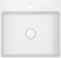 Systemceram KeraDomo SANARA 50 Aufsatzwaschbecken in Gr�nland (gl�nzend), mit 5 Jahren Garantie