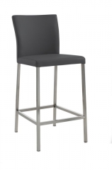 Naber Tablon Daimo 2K, Hocker, Gestell Edelstahl, Bezug anthrazit dunkel, 3038136