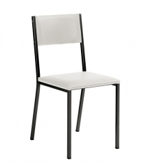 Naber Tablon Sienna 1K Stuhl, Gestell schwarz, Bezug creme, 3038177